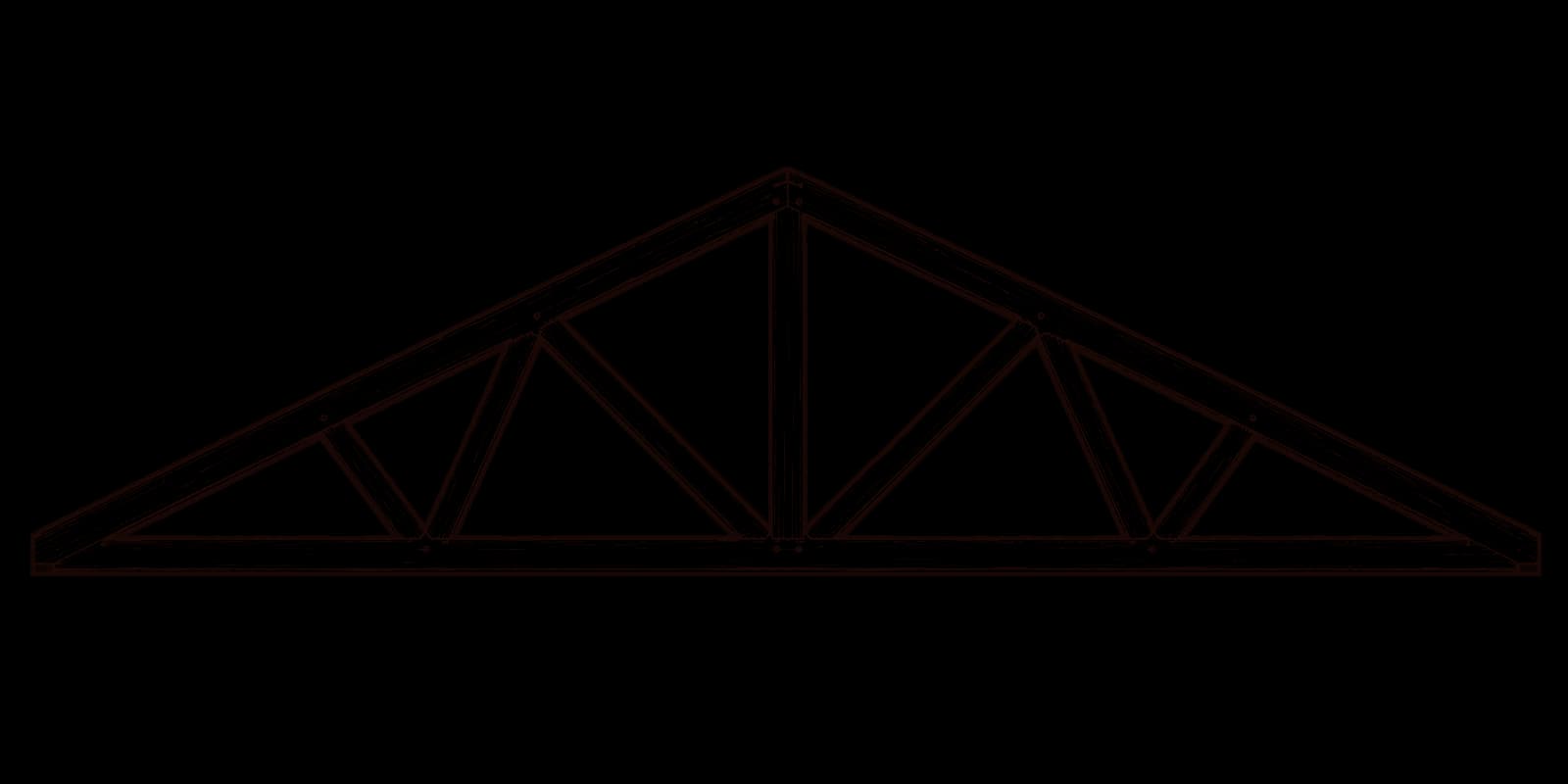 Modified Queen Post truss configuration
