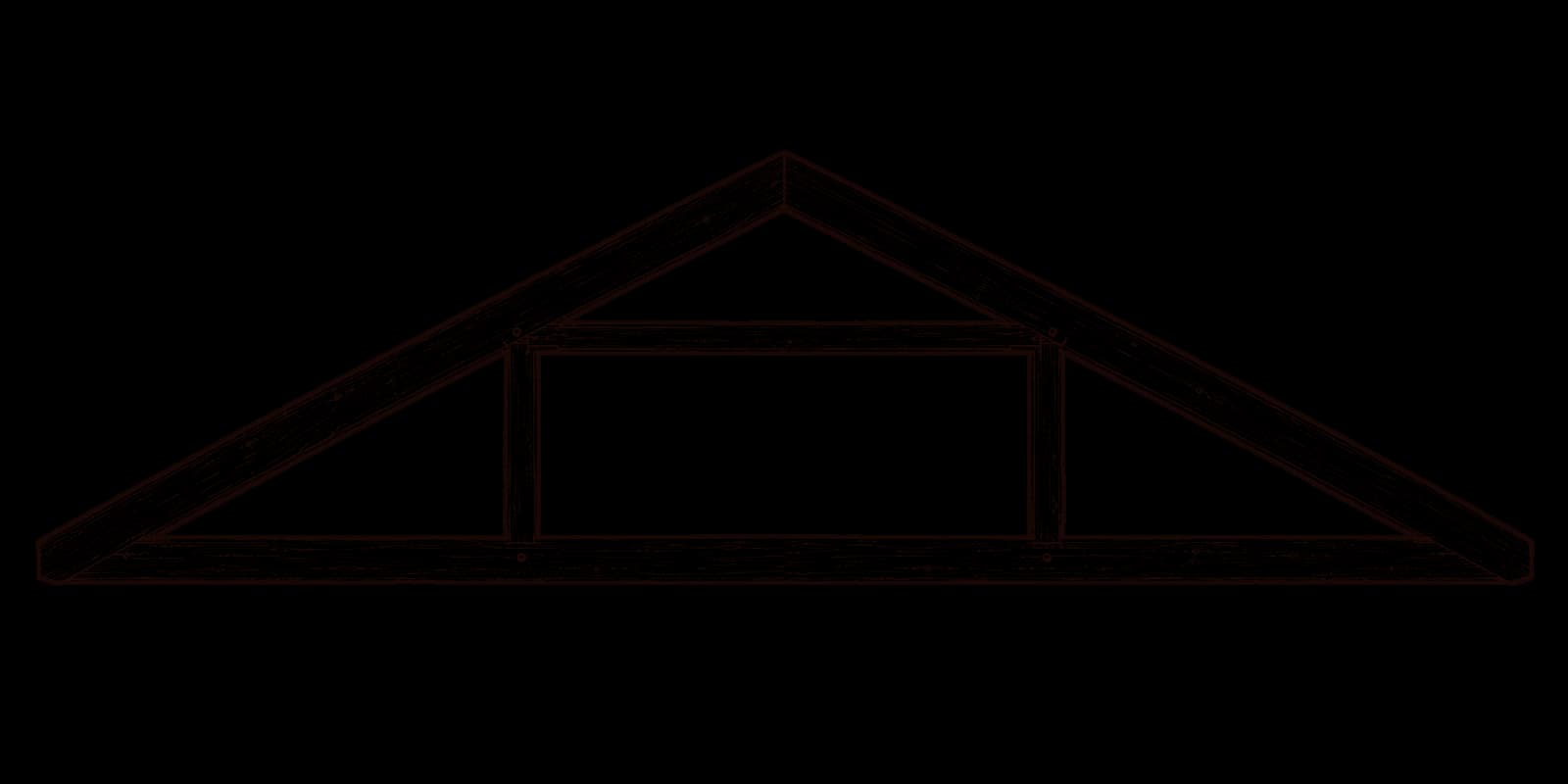 Queen Post truss configuration